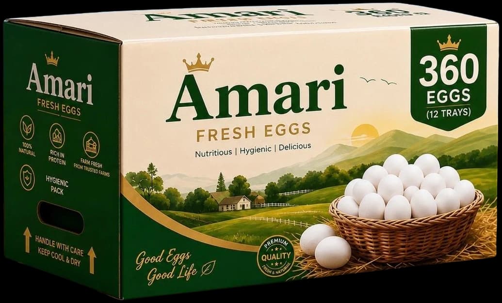Amari Fresh Eggs, 360-count carton